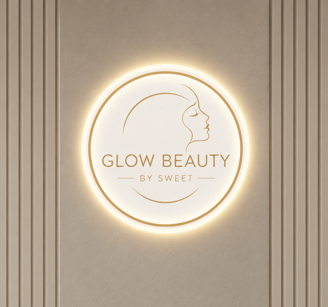 Glow Beauty by Sweet Acrylic Sign